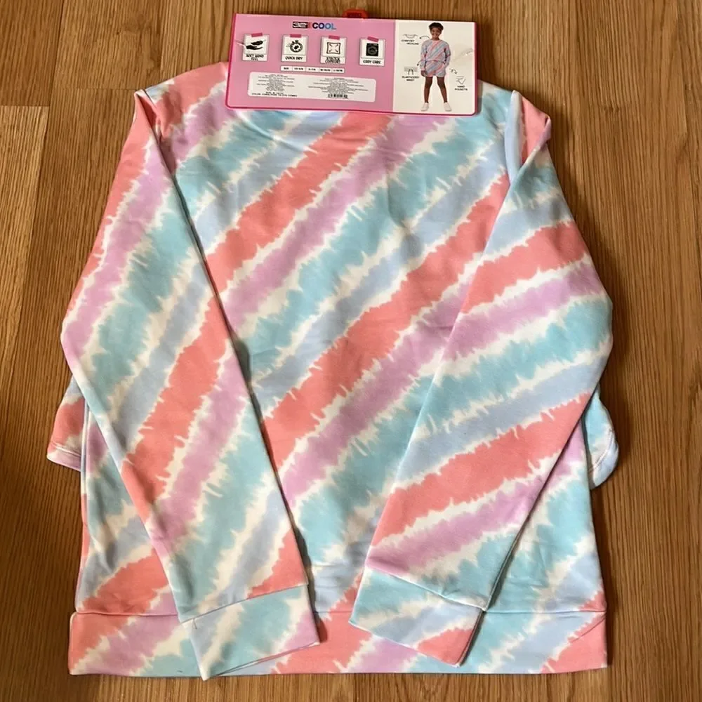 Girl’s Size Medium 10-12 Sweatshirt & Shorts